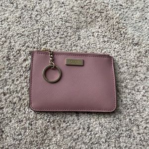 Kate Spade light pink keychain wallet